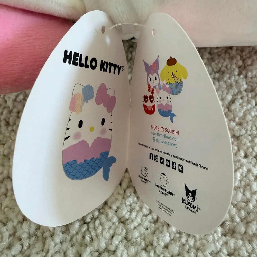 Squishmallow Hello Kitty Mermaid Plush (NWT)